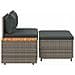 Set di divani da esterno 4 -Seater 4 pcs 55 x 30 x 39 cm - Foto miniatura 9