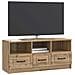 Mobile TV con cassetto Rovere Artigianale 102 x 34,5 x 47 cm - Foto miniatura 2