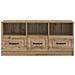 Mobile TV con cassetto Rovere Artigianale 102 x 34,5 x 47 cm - Foto miniatura 4