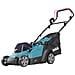 LM003GZ tagliaerba Tagliaerba a spinta Batteria Nero, Blu - Foto miniatura 4
