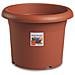 Vaso Linea Mediterraneo, Polipropilene Riciclabile, Color Terracotta Ø 50xh. 36,5 Cm - Foto miniatura 2