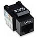 Frutto Keystone Rj45 Cat 5e Utp Nero - Foto miniatura 1
