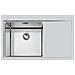 Lavello 860x520 Mm Master 1 Vasca + Gocc. Dx Filotop Inox Spazzolato Cod. 1250 052 - 1250052 - Foto miniatura 2