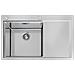 Lavello 860x520 Mm Master 1 Vasca + Gocc. Dx Filotop Inox Spazzolato Cod. 1250 052 - 1250052 - Foto miniatura 3