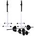 Stazione Per Squat Con Bilanciere E Set Di Manubri Da 30,5 Kg - Foto miniatura 1