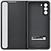 Smart Clear View Cover per Galaxy S21+ 5G con Rivestimento Antimicrobico Colore Nero - Foto miniatura 4
