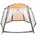 Tenda per Piscina in Tessuto 660x580x250 cm Grigia - Foto miniatura 2