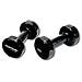 14TUSFU113 Manubri per Ginnastica 2 x 5 Kg Colore Nero - Foto miniatura 1