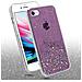 Custodia Compatibile Con Apple Iphone 7 / 7s / 8 / Se 2020 In Viola Con Glitter - Coperchio Protettivo In Silicone Tpu Flessibile Con Glitter Scintillanti - Foto miniatura 3