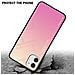 Custodia Compatibile Con Apple Iphone 11 In Giallo - Rosa - Coperchio Protettivo Bicolore In Vetro Temperato E Silicone Tpu - Foto miniatura 4