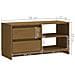 Mobile Porta Tv Marrone Miele 80x31x39 Cm In Legno Di Pino - Foto miniatura 6