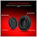 Cuscinetti Auricolari Di Ricambio In Pelle Per Cuffie Jbl T450bt/t500bt/tune 600btnc, Neri Black - Foto miniatura 3