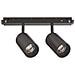 Ego Track Double 16w 3000k 1-10v Bk - L 190 X H 128 X P 40 Mm - Foto miniatura 1