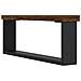 Scarpiera Rovere Marrone 102x36x60 Cm In Legno Multistrato - Foto miniatura 2