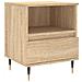 Comodino Rovere Sonoma 40x35x50 Cm In Legno Multistrato - Foto miniatura 2