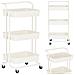 Aiutante Parrucchiere Carrello Cosmetico Tavolino Su Ruote Per La Tintura St010wh Al Salone Di Bellezza Scaffale Con Ripiani - Foto miniatura 1