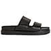 Seth Slippers Ciabatte Pelle Scarpe Uomo Nero Eu 42, 5390-101-20 - Foto miniatura 1