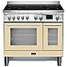 Cucina Elettrica PBID96MFTE / 5I 5 Fuochi a Gas Forno Elettrico Multifunzione Ventilato Classe A Dimensioni 90 x 90 cm Colore Beige - Foto miniatura 1
