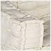 Pouf Modulare Crema 140x70x36 in Tessuto - Foto miniatura 3