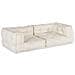 Pouf Modulare Crema 140x70x36 in Tessuto - Foto miniatura 1