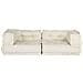 Pouf Modulare Crema 140x70x36 in Tessuto - Foto miniatura 6