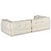 Pouf Modulare Crema 140x70x36 in Tessuto - Foto miniatura 9