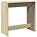 Tavolo Da Bar Rovere Sonoma 102x50x103,5cm In Legno Multistrato - Foto miniatura 2