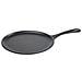 34504 Piastra Per Grigliare Ghisa Smaltata Induzione Comal Pizza 26,6cm Fuoco Barbecue Nero - Foto miniatura 1