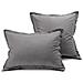 Cuscino Modern Modern In Microfibra Colore Grigio Misura Cm 48x48 - Foto miniatura 2