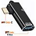 Adattatore Otg Usb A Usb-c E Ricarica Usb-c 100w Trasferimento 5gbps, Nero - Foto miniatura 5