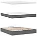 Struttura Letto Pouf con Materasso 160x200 cm in Tessuto - Foto miniatura 8