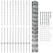 Pali di recinzione  22 pz U-Channel 120 cm Acciaio galvanizzato, Recinto per campi  1.2x25 m Acciaio galvanizzato - Foto miniatura 4