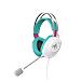 TUF Gaming H1 Gen II Hatsune Miku Edition Auricolare Cablato Portatile USB tipo A Rosa, Turchese, Bianco - Foto miniatura 2
