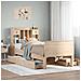 Letto Libreria senza Materasso 90x190 cm Legno Massello Pino - Foto miniatura 2