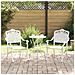 Sedia da Giardino 2 pcs Bianco 55 x 56.5 x 91cm Alluminio - Foto miniatura 2
