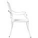 Sedia da Giardino 2 pcs Bianco 55 x 56.5 x 91cm Alluminio - Foto miniatura 5