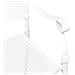Sedia da Giardino 2 pcs Bianco 55 x 56.5 x 91cm Alluminio - Foto miniatura 8