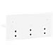 Appendiabiti a muro Bianco 40 x 10.5 x 18 cm Legno multistrato - Foto miniatura 6