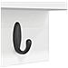 Appendiabiti a muro Bianco 40 x 10.5 x 18 cm Legno multistrato - Foto miniatura 8