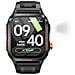 Smartwatch Con Luce - Fitness Tracker, Monitoraggio Frequenza Cardiaca E Sonno, Compatibile Con Da Fit App Black+yellow - Foto miniatura 3
