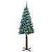 Albero di Natale snodato con 300 LED con supporto Verde 180 cm - Foto miniatura 3