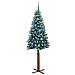Albero di Natale snodato con 300 LED con supporto Verde 180 cm - Foto miniatura 4