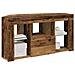 Mobile TV LED Angolare Legno vecchio 107 x 40 x 50 cm - Foto miniatura 3