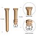 Cinturino In Pelle A Forma Di T Con Vita Sottile Compatibile Con Garmin Venu 3s /huawei Gt4/5/6 41mm / 42mm Coffee - Foto miniatura 2