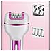 Epilatore Elettrico 3-in-1 Rosa: Depilazione, Rifinitura E Cura Abrasiva Dei Piedi, Senza Fili E Ricaricabile - Foto miniatura 7