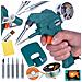 Set Di Saldatura 60w - Saldatore Con Punta, Stagno Sn63pb37, Calafonia, Treccia Dissaldante | 60w | Grotti Hq 900m | Spugna | Supporto - Foto miniatura 1