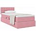 Letto con Contenitore con materasso Rosa 90 x 200 cm Velluto - Foto miniatura 3