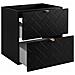 | Mobiletto 60 cm - Nero opaco - Mobili da bagno - Mobiletti - Senza top - Foto miniatura 3
