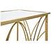 Consolle Exy In Ferro, Mdf E Specchio - 120 X 40 X H 80 Cm - Foto miniatura 5