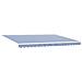 Tenda retrattile manuale con LED Blu e Bianco 4 x 2 m - Foto miniatura 5